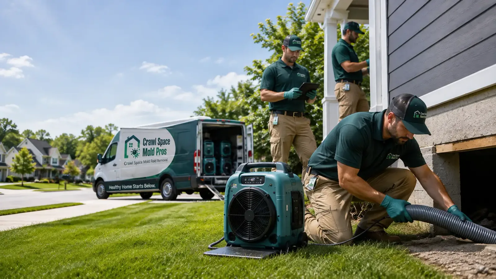 Crawl Space Mold Removal in Rose Hill, KS